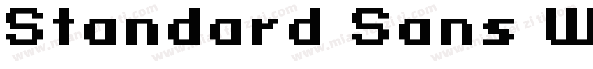 Standard Sans WEB M字体转换